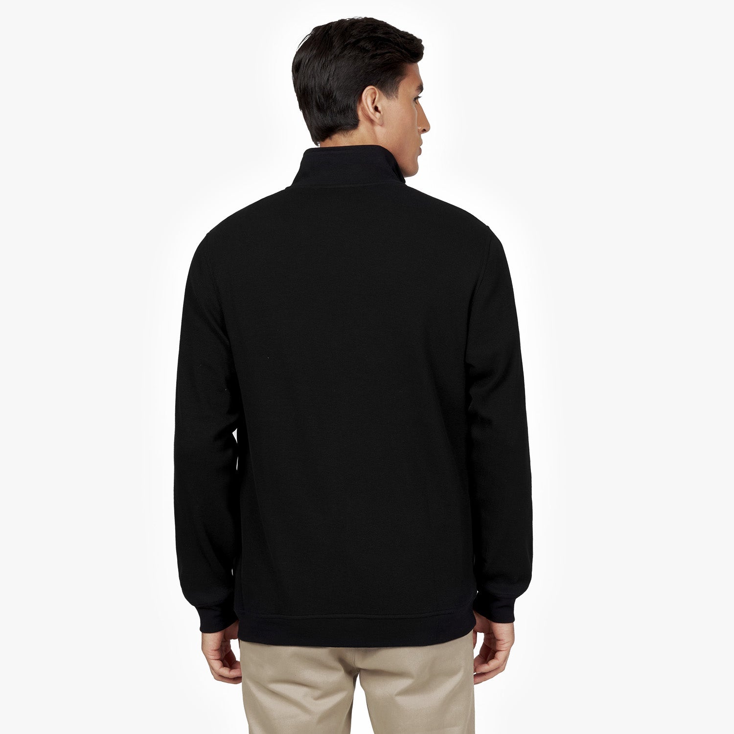 Men's Quarter - Zipper Pullover - JAMES BARK