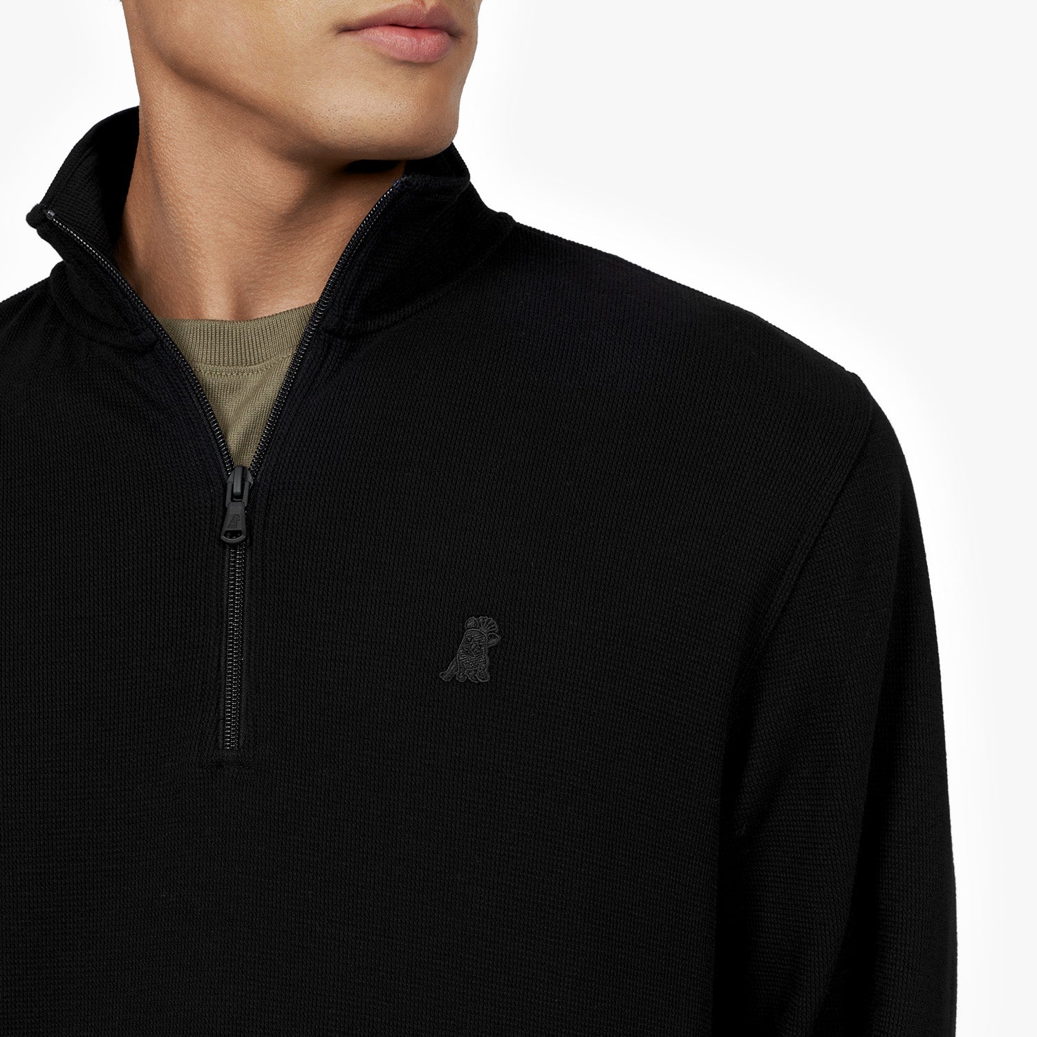 Men's Quarter - Zipper Pullover - JAMES BARK