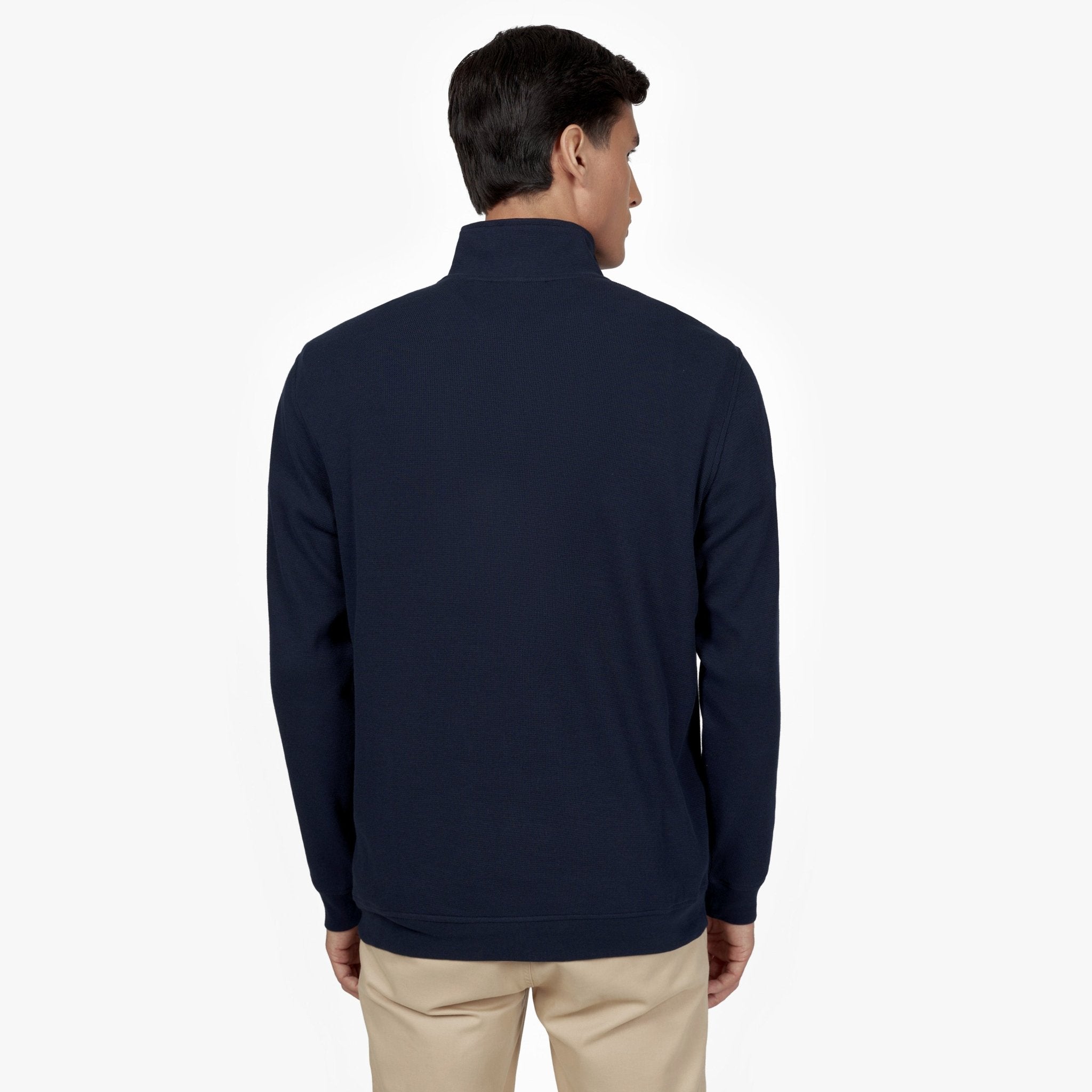 Men's Quarter - Zipper Pullover - JAMES BARK
