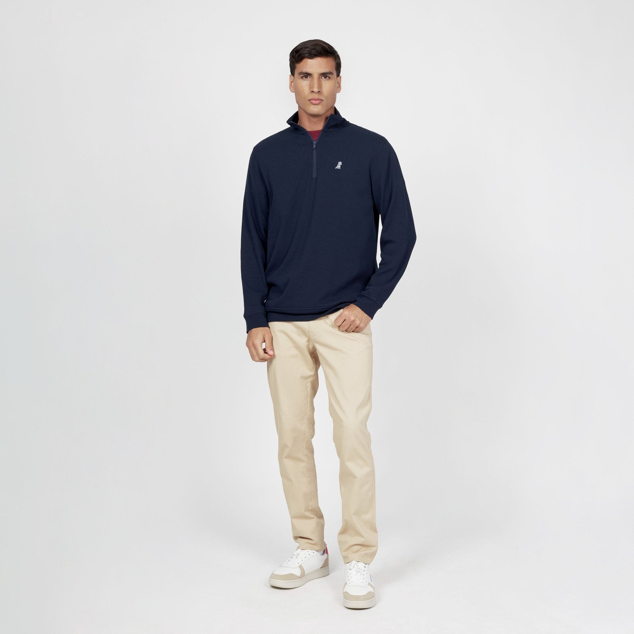 Men's Quarter - Zipper Pullover - JAMES BARK