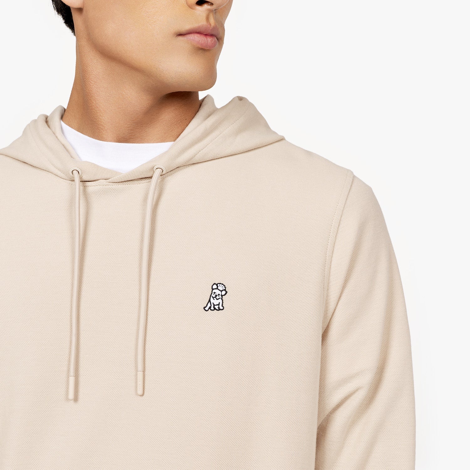 Men's Pique Hoodie - JAMES BARK