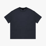Navy t-shirt on a white background