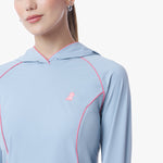 Women's Hooded Rashguard - JAMES BARK