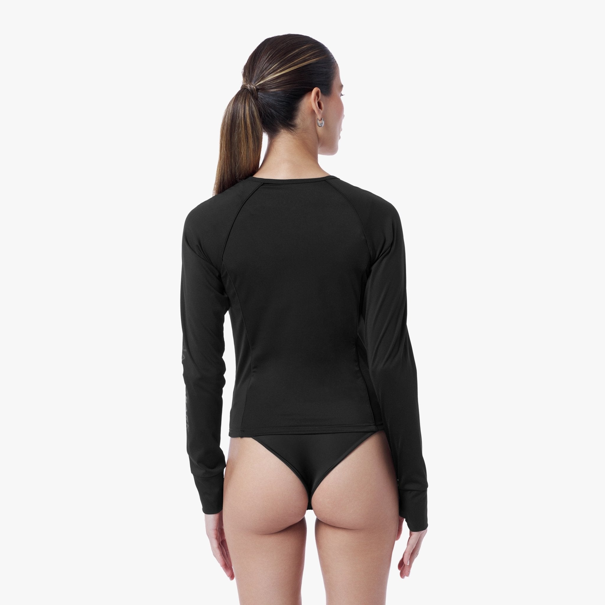 Women's Crew Neck Rashguard - JAMES BARK