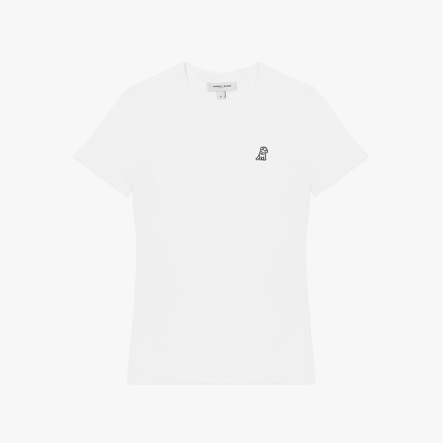 Women's Ribbed T-Shirt - JAMES BARK