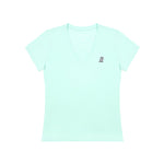 Women's V - Neck Jersey T-Shirt - JAMES BARK