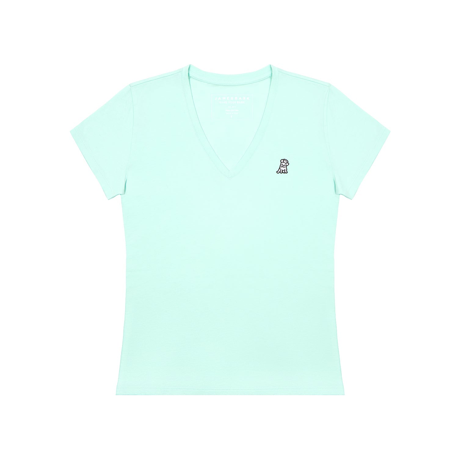 Women's V - Neck Jersey T-Shirt - JAMES BARK