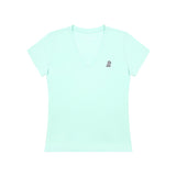 Women's V - Neck Jersey T-Shirt - JAMES BARK