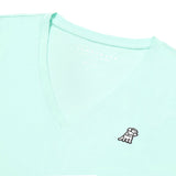 Women's V - Neck Jersey T-Shirt - JAMES BARK