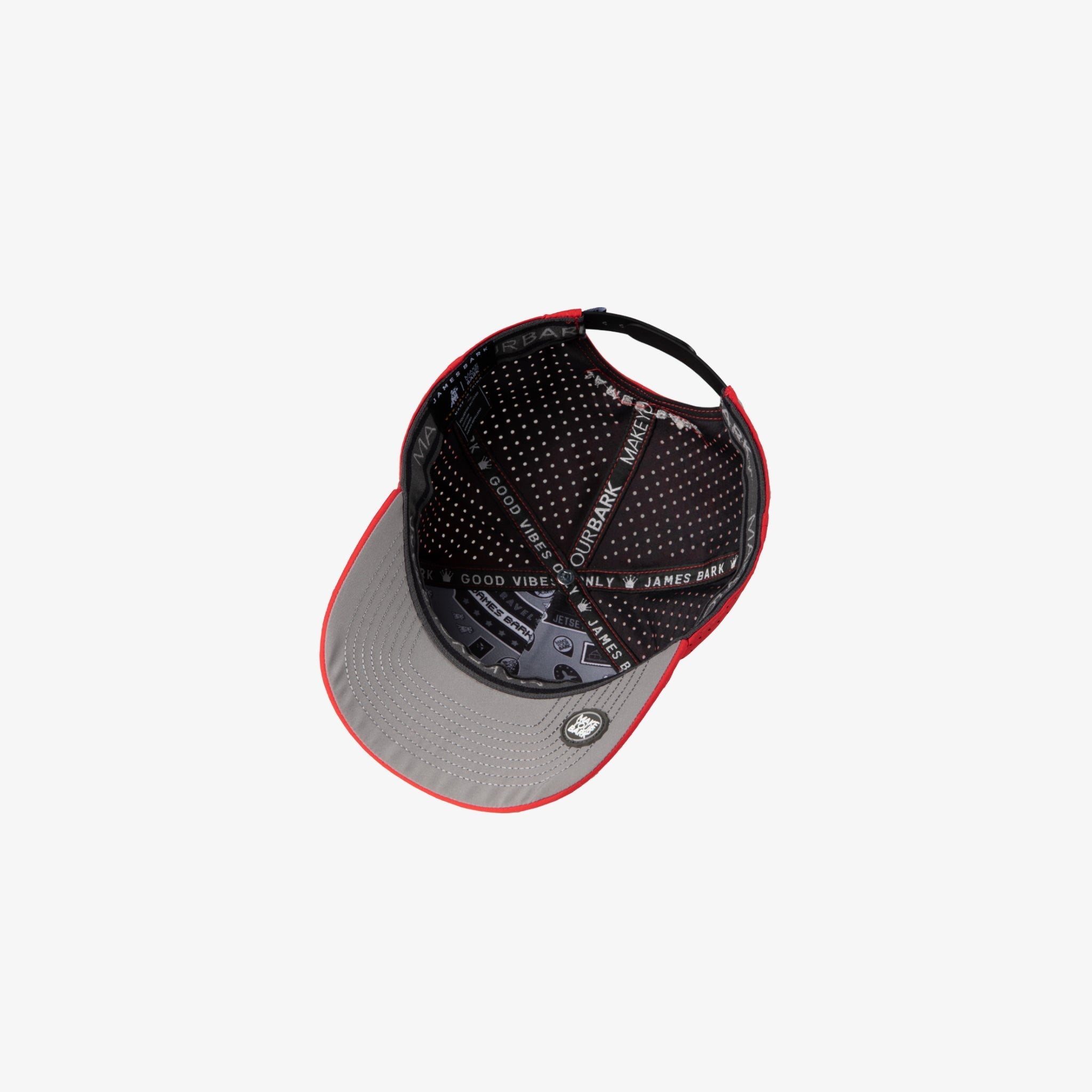 James Bark Red Recycled Cap - JAMES BARK