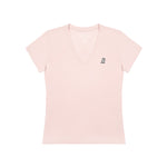 Women's V - Neck Jersey T-Shirt - JAMES BARK