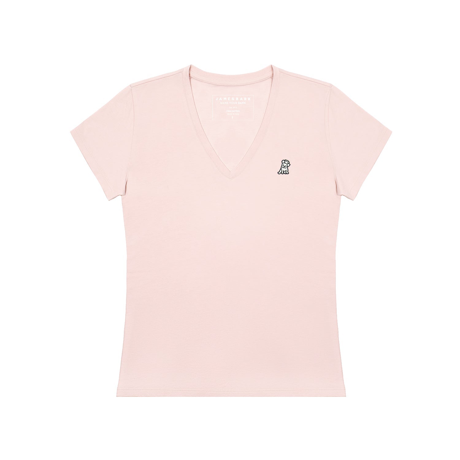 Women's V - Neck Jersey T-Shirt - JAMES BARK