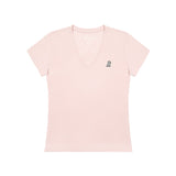 Women's V - Neck Jersey T-Shirt - JAMES BARK