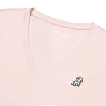 Women's V - Neck Jersey T-Shirt - JAMES BARK