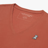 Women's V - Neck Jersey T-Shirt - JAMES BARK