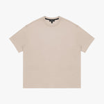 Beige t-shirt on a white background
