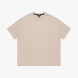 Beige t-shirt on a white background