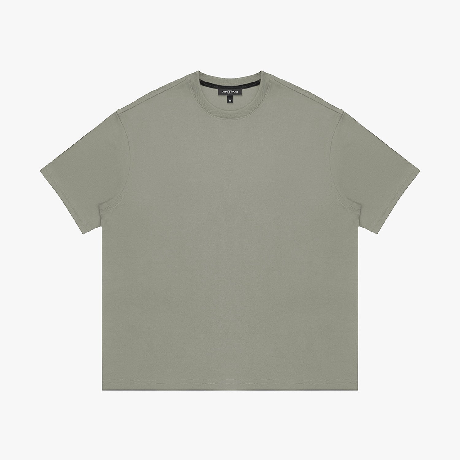 Plain green t-shirt on a white background