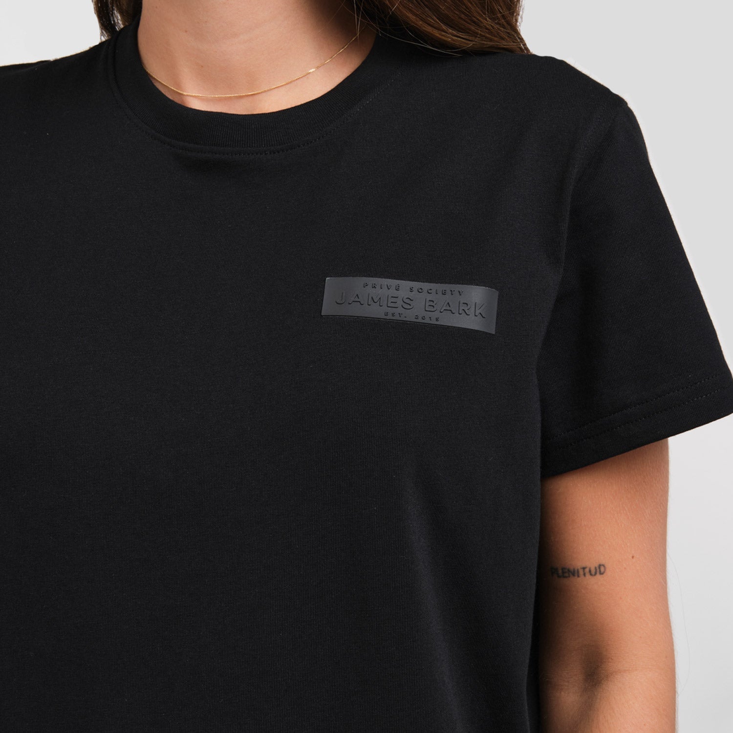 Women's Privé Patch Jersey Tee - JAMES BARK